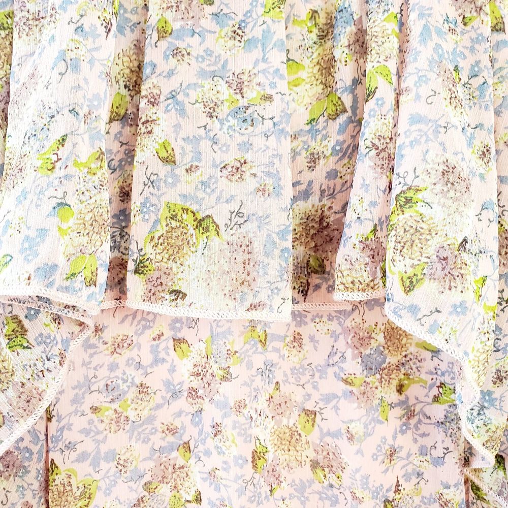 Forever 21 Floral Open Shoulder Prairie Dress NWT - Picture 5 of 10
